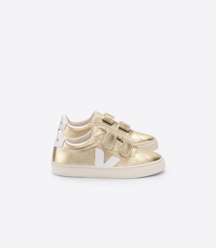 Leather Gold White Veja Premium Australia