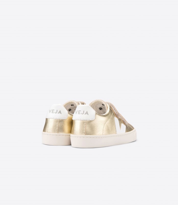 Leather Gold White Veja Premium Australia