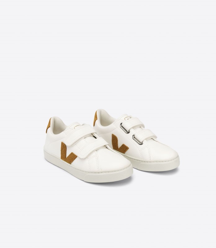 Series Chromefree Leather White Camel Veja Australia