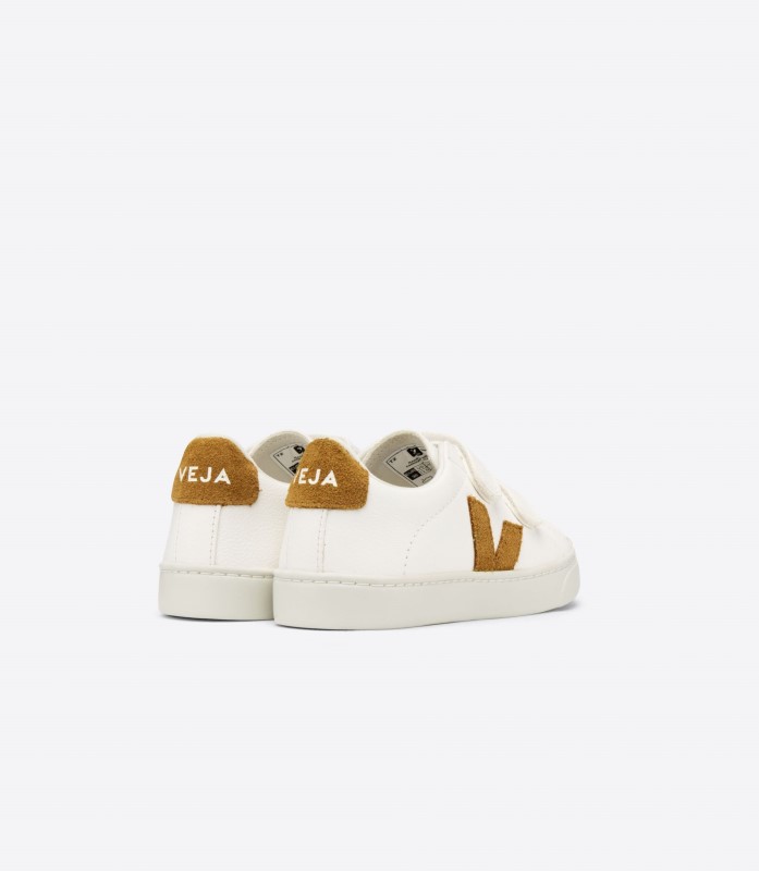 Series Chromefree Leather White Camel Veja Australia