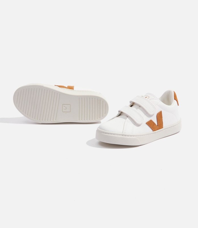 Series Chromefree Leather White Camel Veja Australia