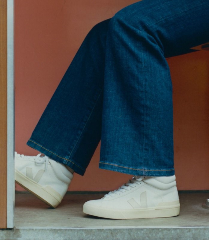 Veja Chromefree Leather White Pierre Butter Collection Australia