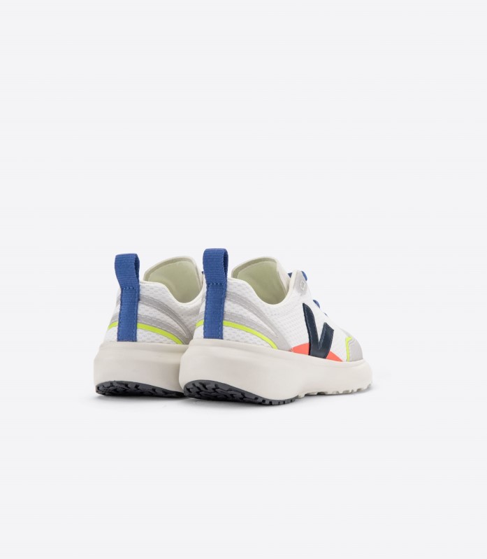 Veja Elastic Laces Alveomesh White Nautico Collection Australia