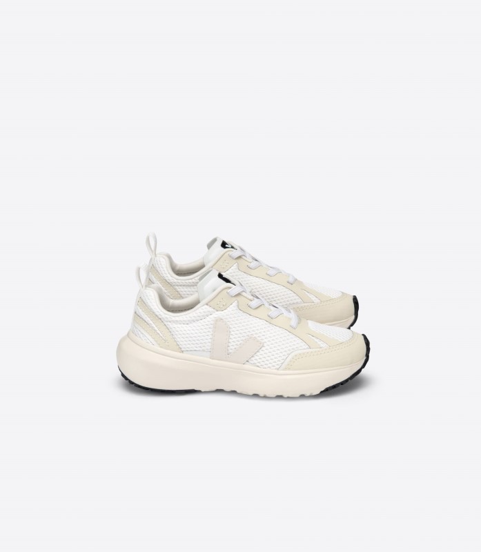 Veja Elastic Laces Alveomesh White Pierre Premium Australia