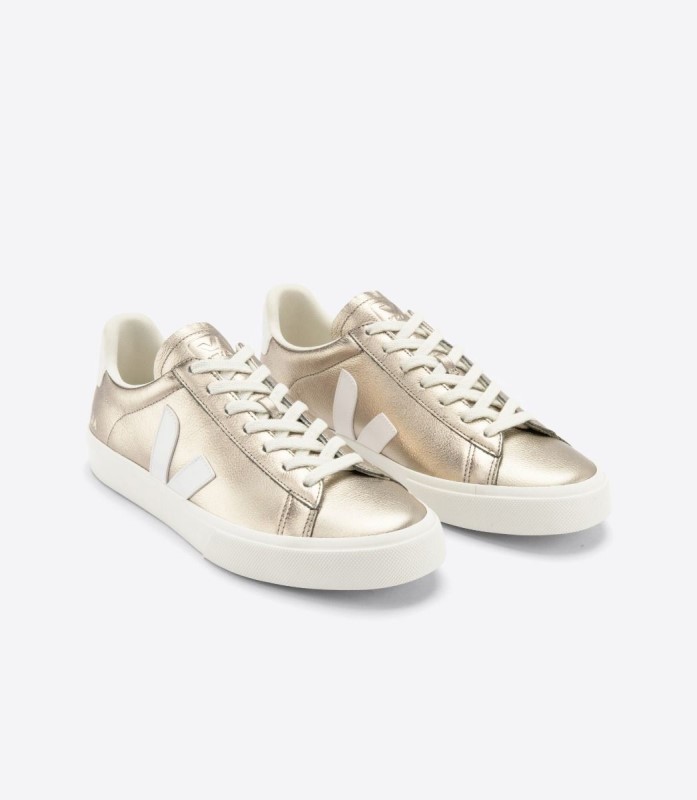 Chromefree Leather Bronze White Veja Original Australia