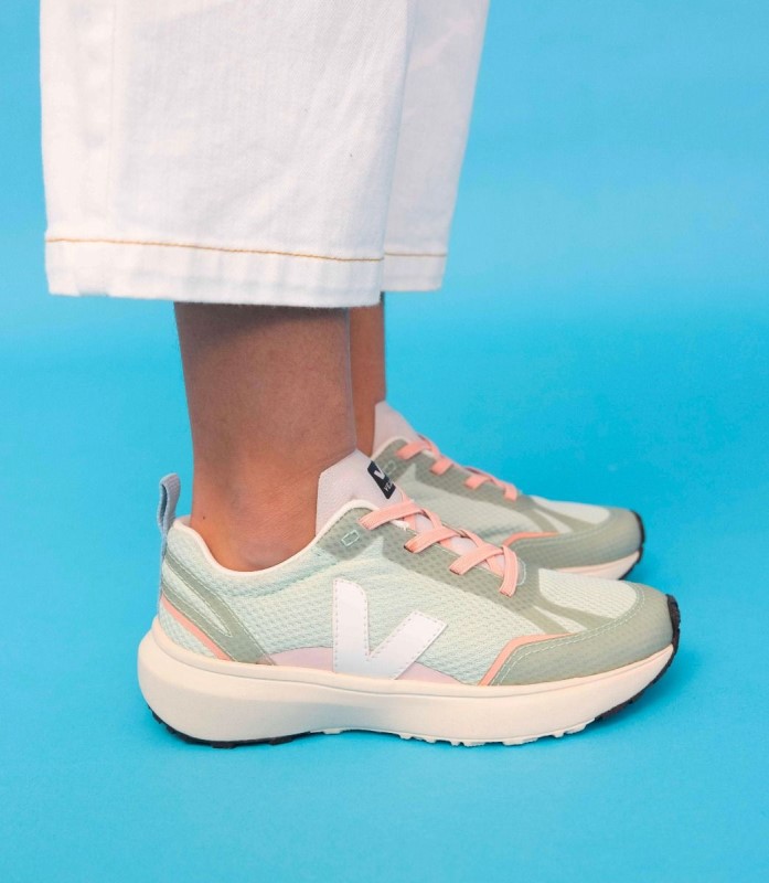 Special Veja Elastic Laces Alveomesh Matcha White Australia