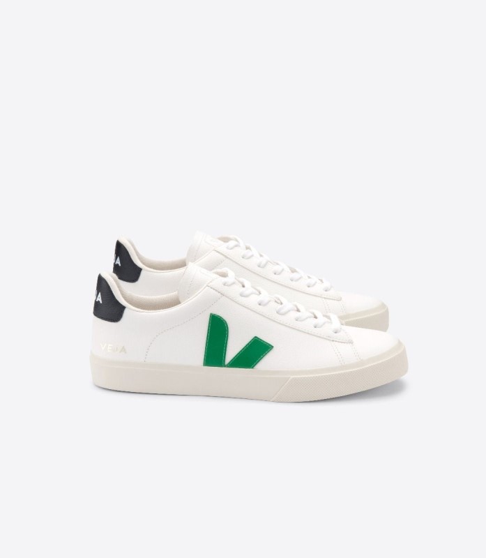 Veja Perfect Chromefree Leather White Emeraude Black Australia