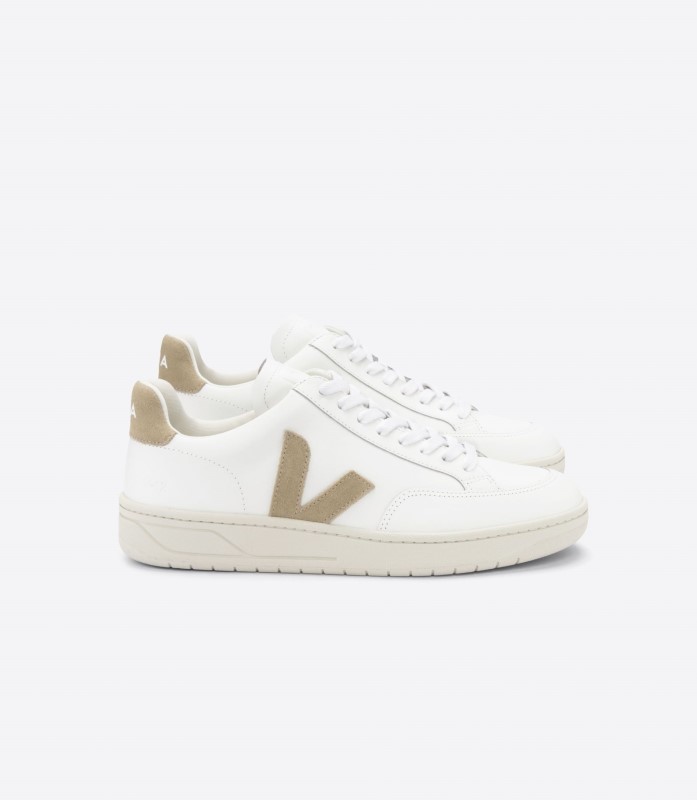 Leather White Dune Veja Australia