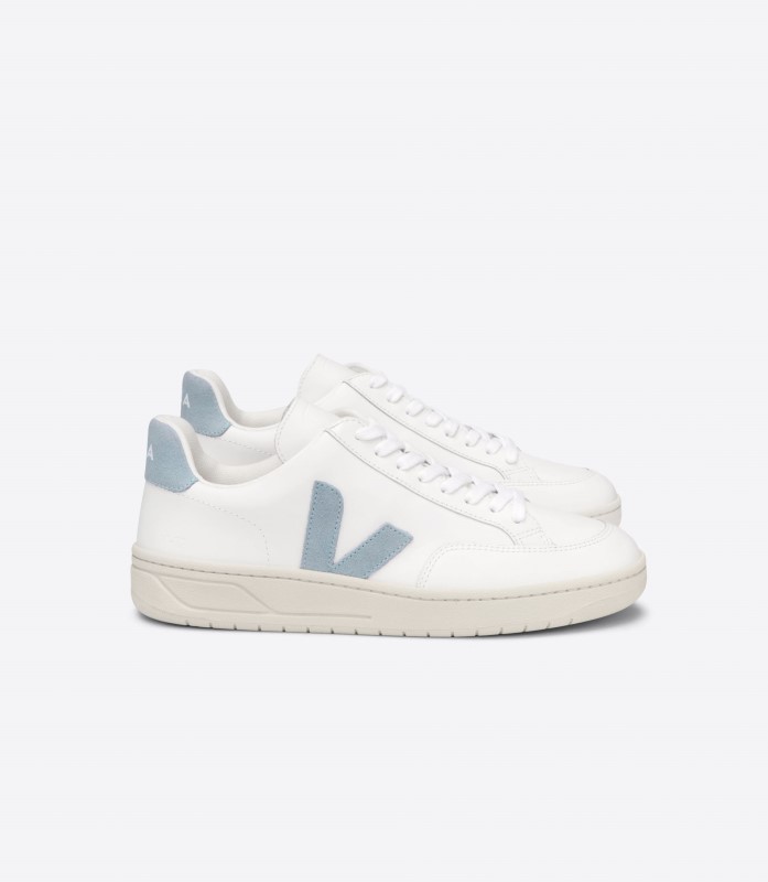 Premium Veja Leather White Steel Australia