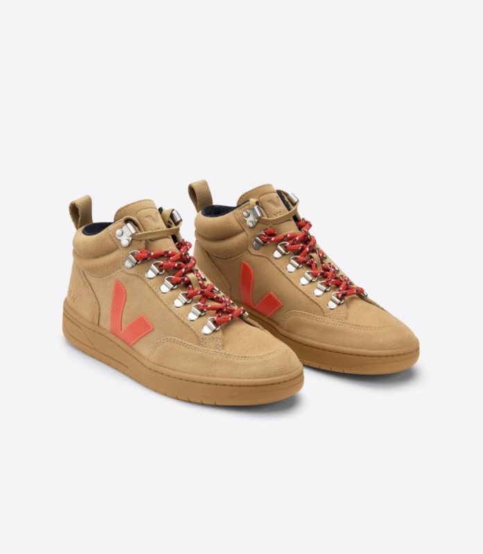 Veja Roraima Suede Desert Orange Gum Sole Australia