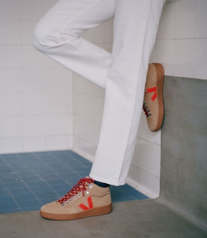 Veja Roraima Suede Desert Orange Gum Sole Australia