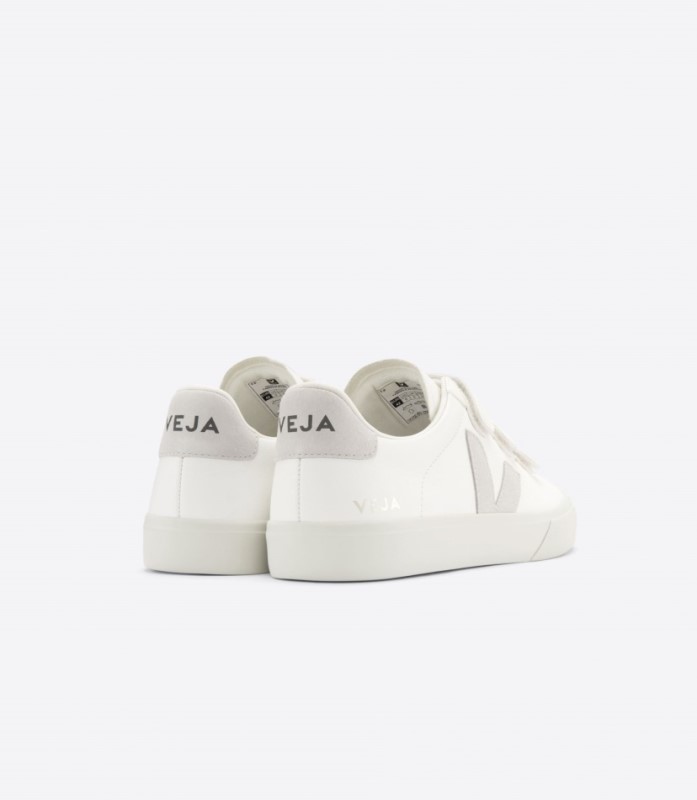 Veja Recife Chromefree Leather White Natural Australia