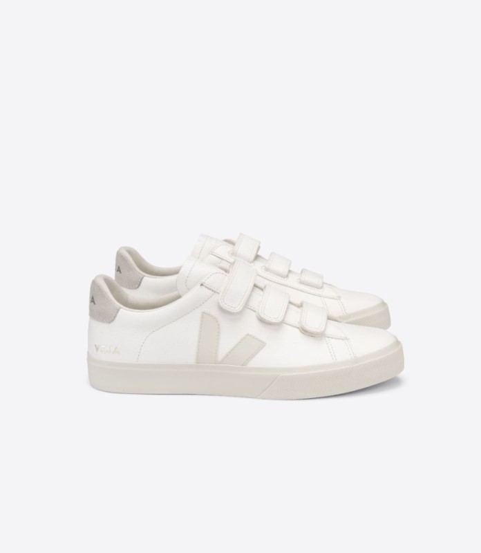 Veja Recife Chromefree Leather White Pierre Natural Australia