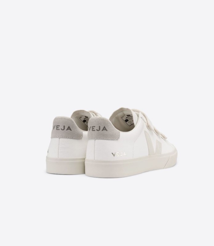Veja Recife Chromefree Leather White Pierre Natural Australia