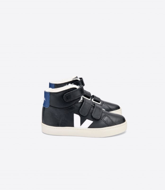 Veja Esplar Mid Fured Chromefree Black White Cobalt Australia