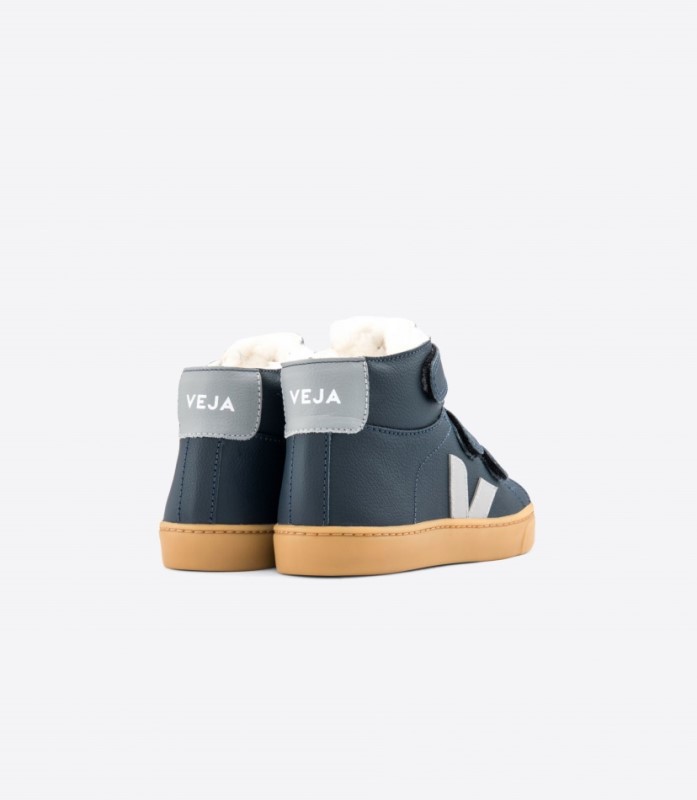 Veja Esplar Mid Fured Leather Nautico Oxford Grey Australia
