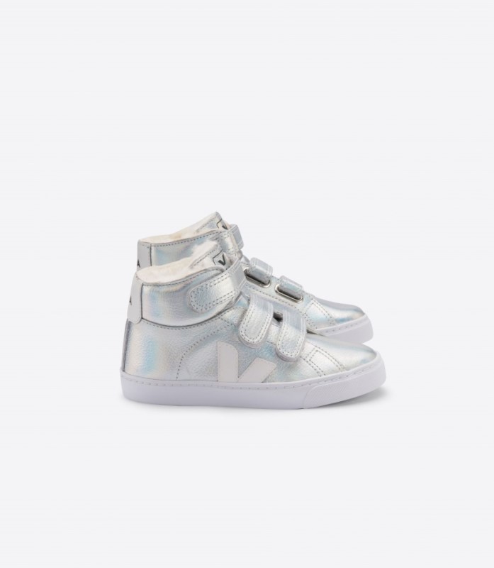 Veja Esplar Mid Fured Leather Unicorn White Australia
