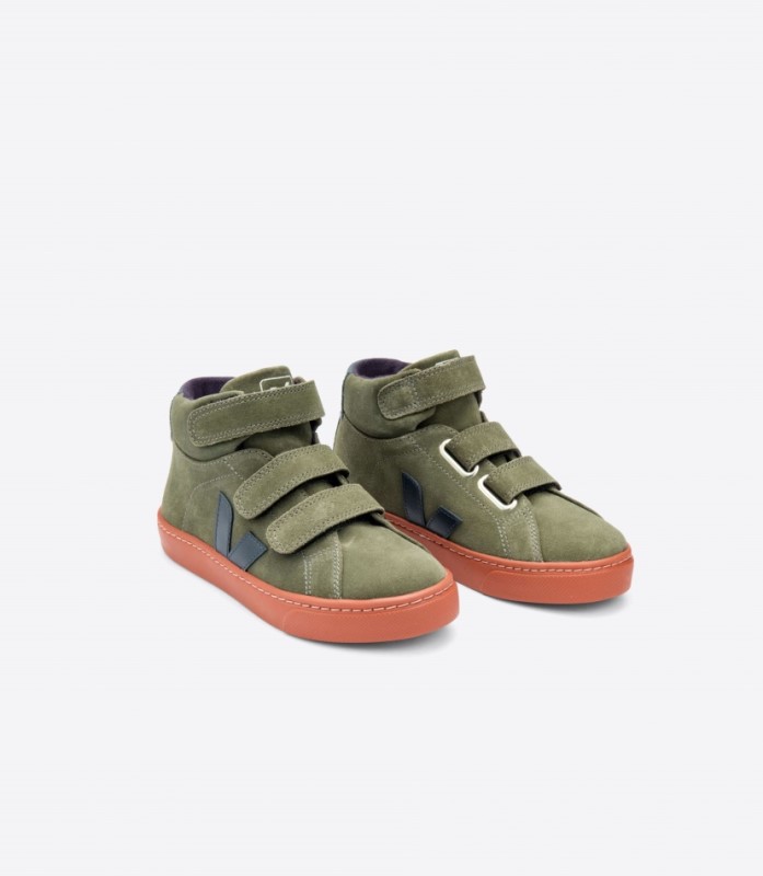 Veja Esplar Mid Suede Mud Nautico Rust Sole Australia
