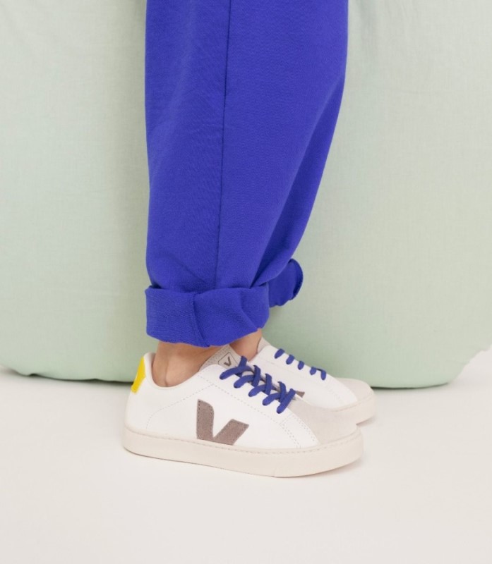 Veja Esplar Laces Chromefree Leather White Moonrock Tonic Australia