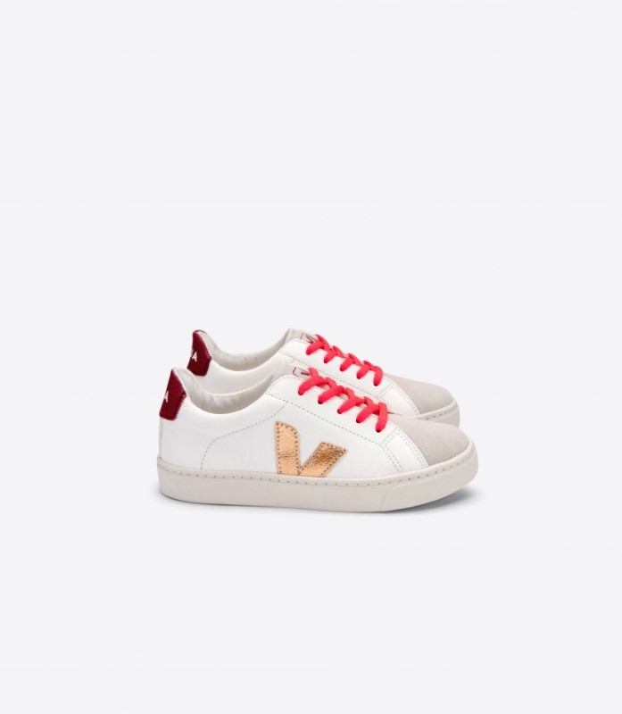 Veja Esplar Leather White Venus Rose Fluo Australia
