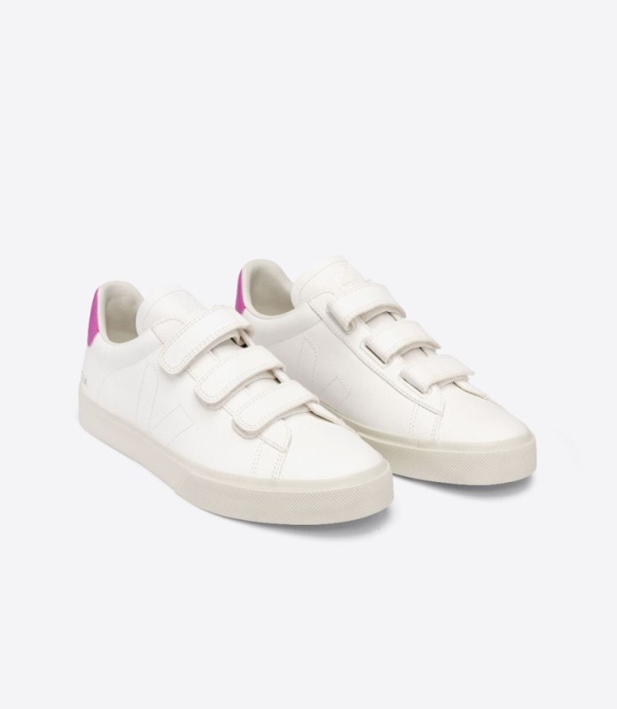 Veja Recife Chromefree Leather White Ultraviolet Australia