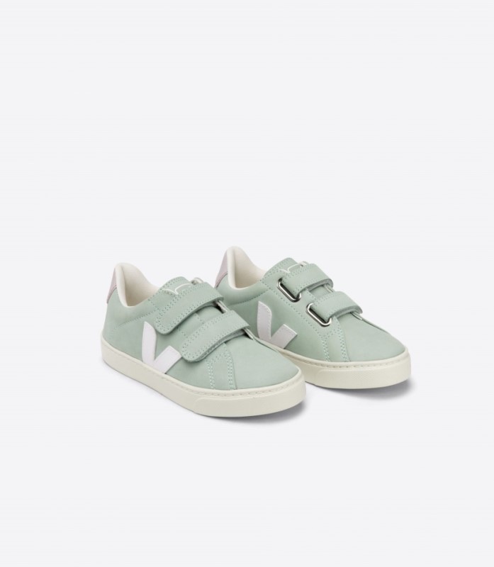 Veja Esplar Nubuck Matcha White Australia
