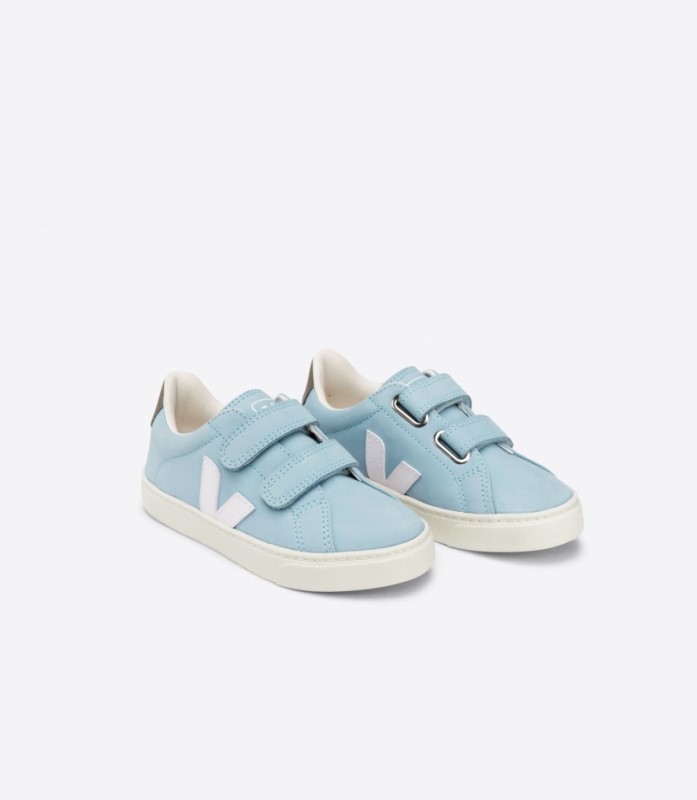 Veja Esplar Nubuck Steel White Australia