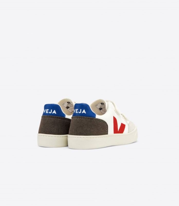 Veja V-12 Chromefree Leather White Multico Mud Australia