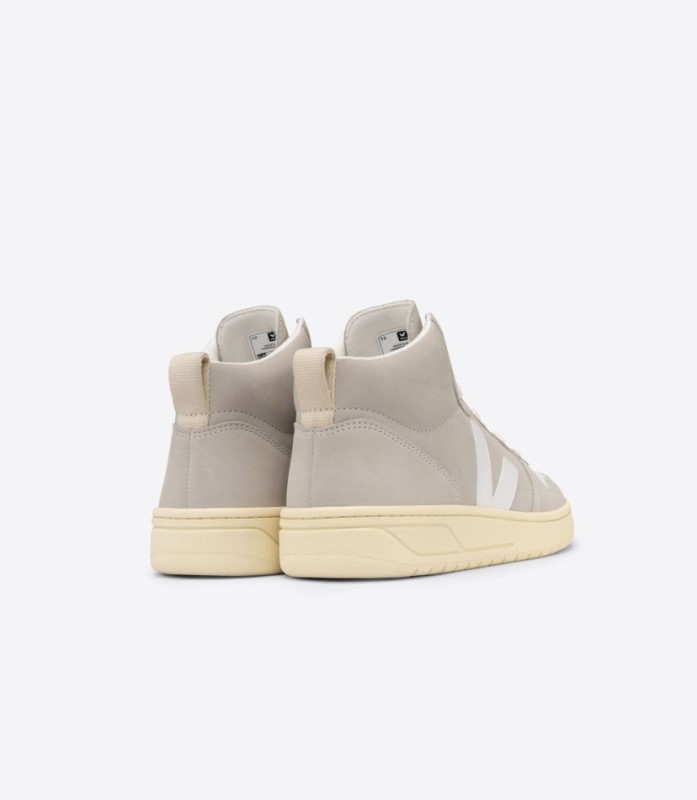 Veja V-15 Nubuck Natural White Australia