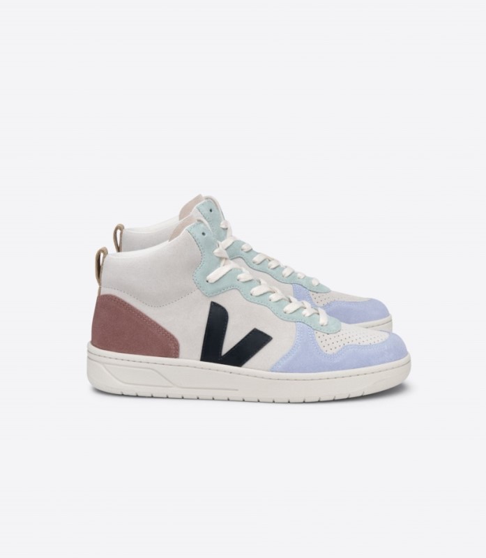 Veja V-15 Suede Multico Natural Black Australia