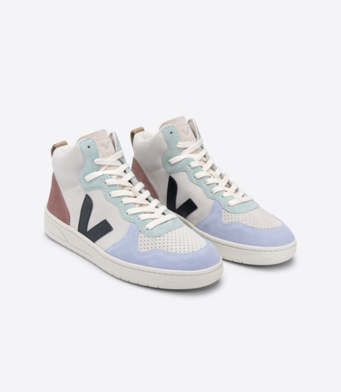 Veja V-15 Suede Multico Natural Black Australia