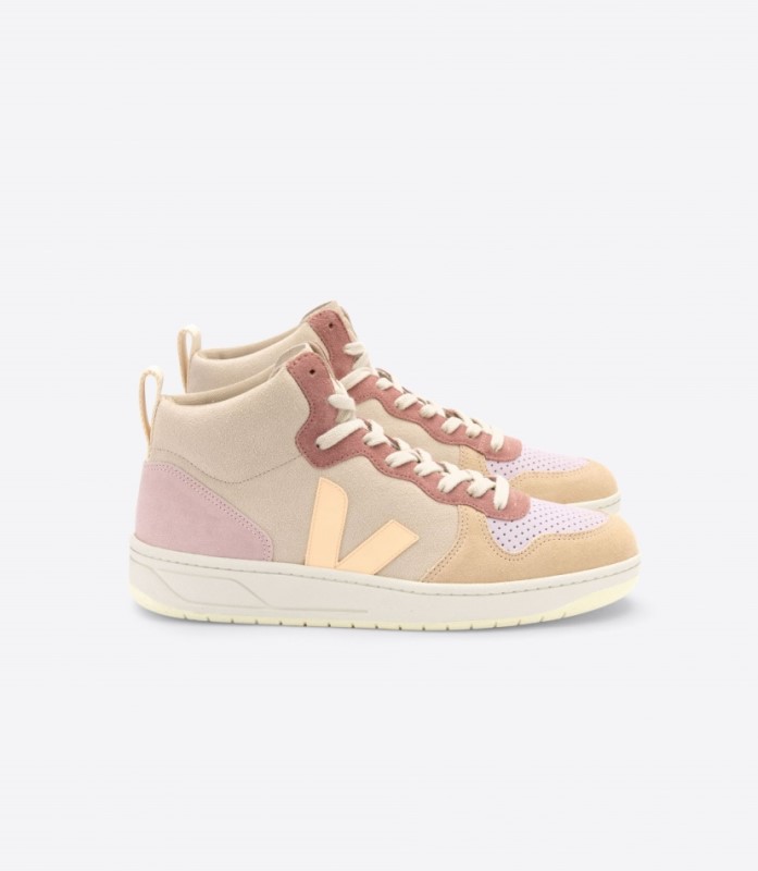 Veja V-15 Suede Multico Peach Australia