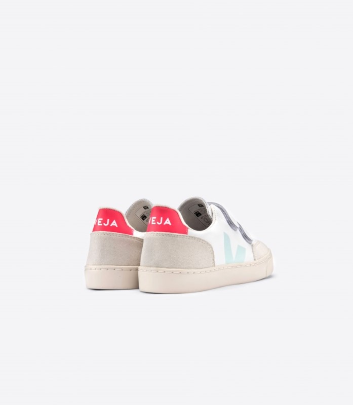 Veja V-12 Leather White Menthol Rose Fluo Australia