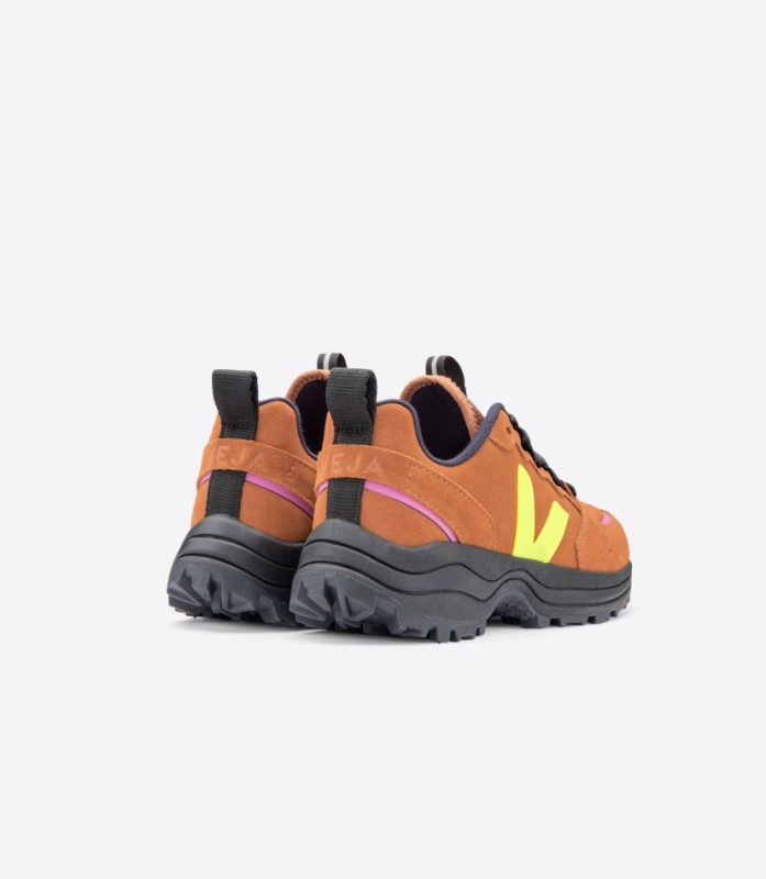 Veja Venturi Suede Tuile Jaune Fluo Black Sole Australia