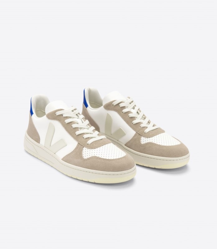 Veja V-10 Chromefree Leather White Sahara Paros Australia