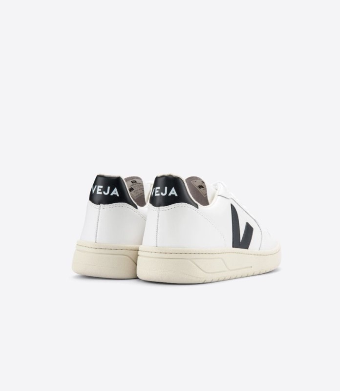 Veja V-10 Leather White Black Australia
