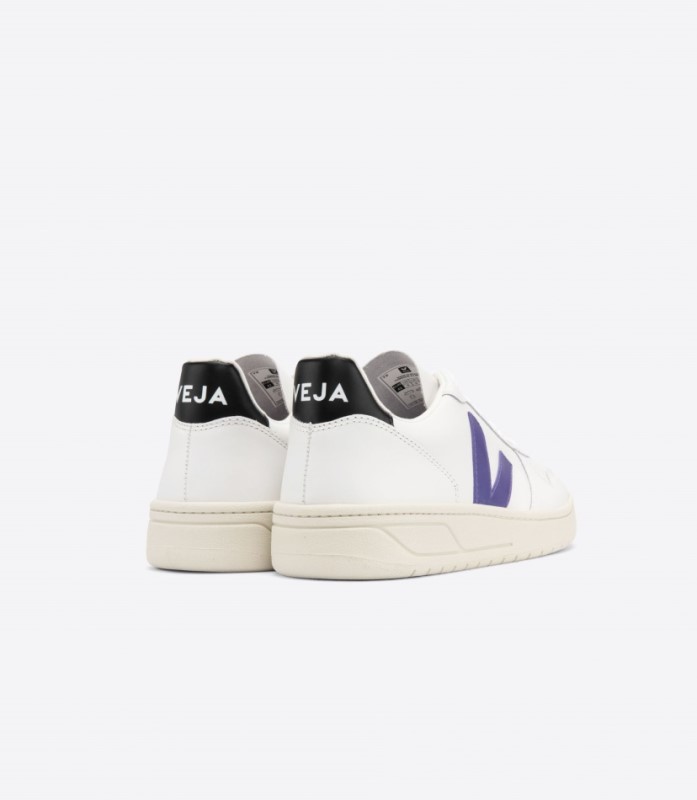 Veja V-10 Leather White Purple Black Australia