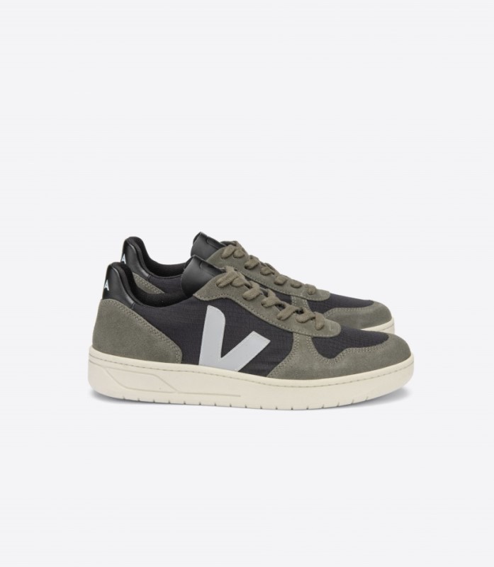 Veja V-10 Ripstop Black Oxford Grey Mud Australia