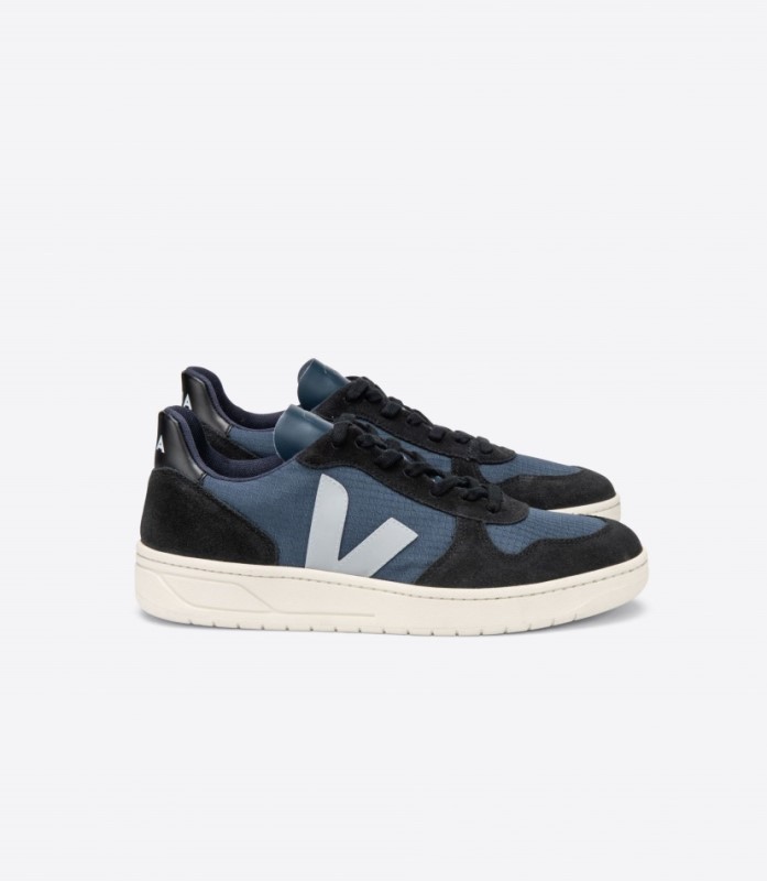 Veja V-10 Ripstop Nautico Oxford Grey Black Australia