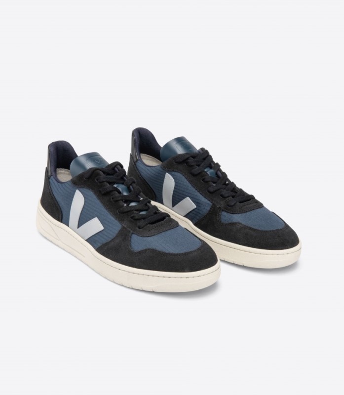 Veja V-10 Ripstop Nautico Oxford Grey Black Australia