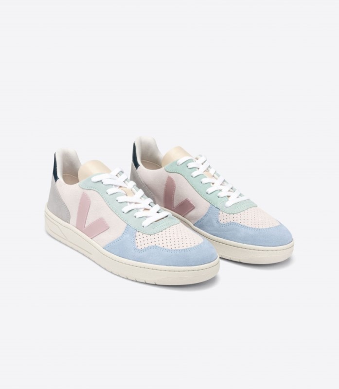 Veja V-10 Suede Multico Natural Babe Australia