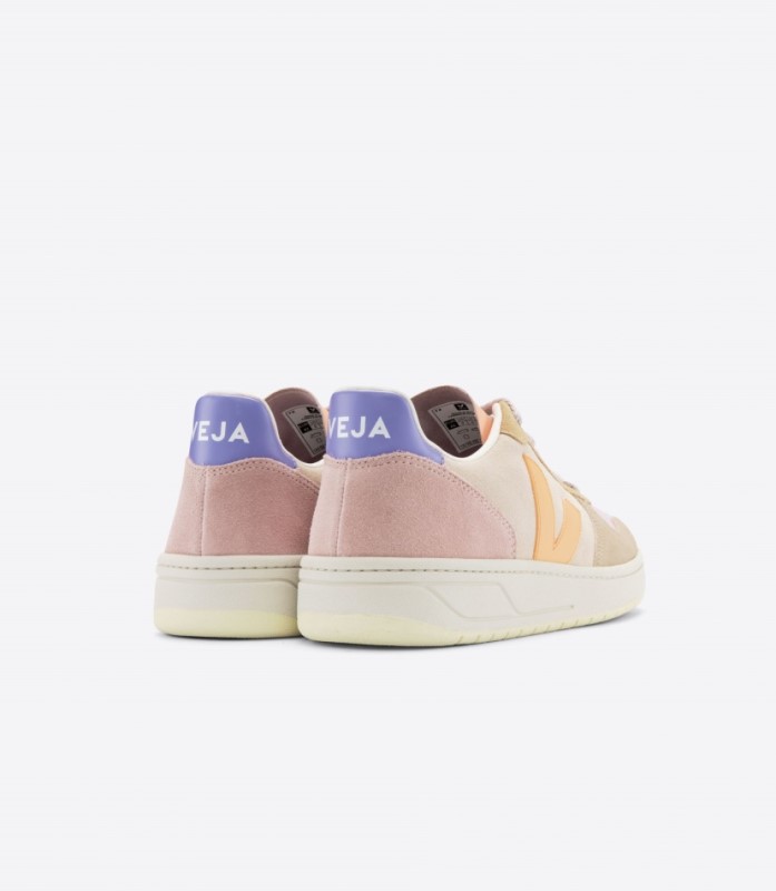Veja V-10 Suede Multico Peach Australia