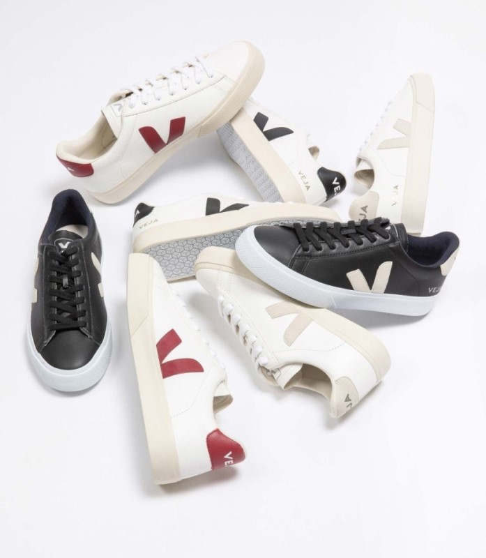 Veja Campo Chromefree Leather Black White Australia