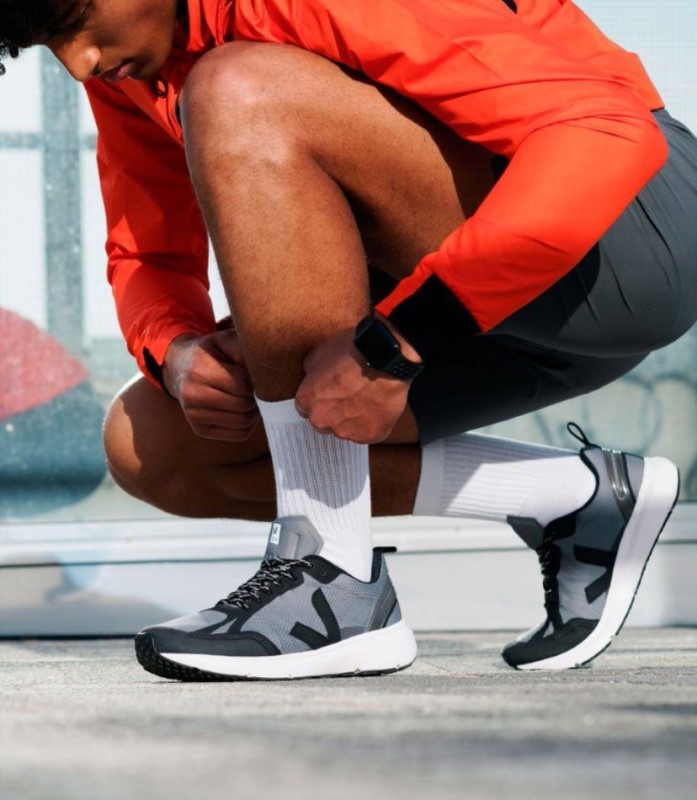Veja Condor 2 Alveomesh Concrete Black Australia