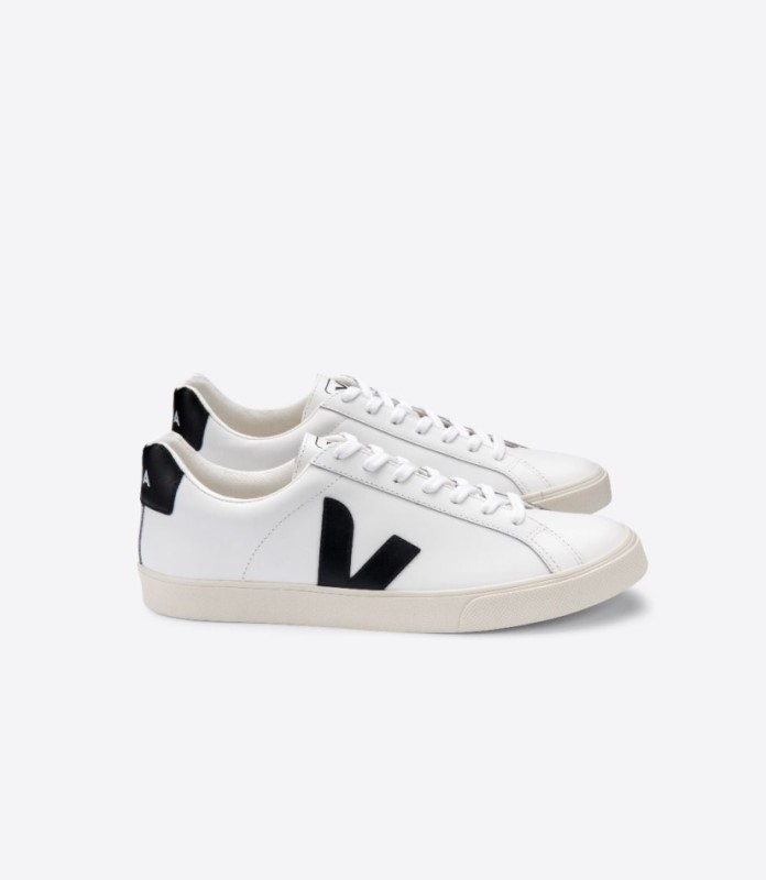 Veja Esplar Leather White Black Australia