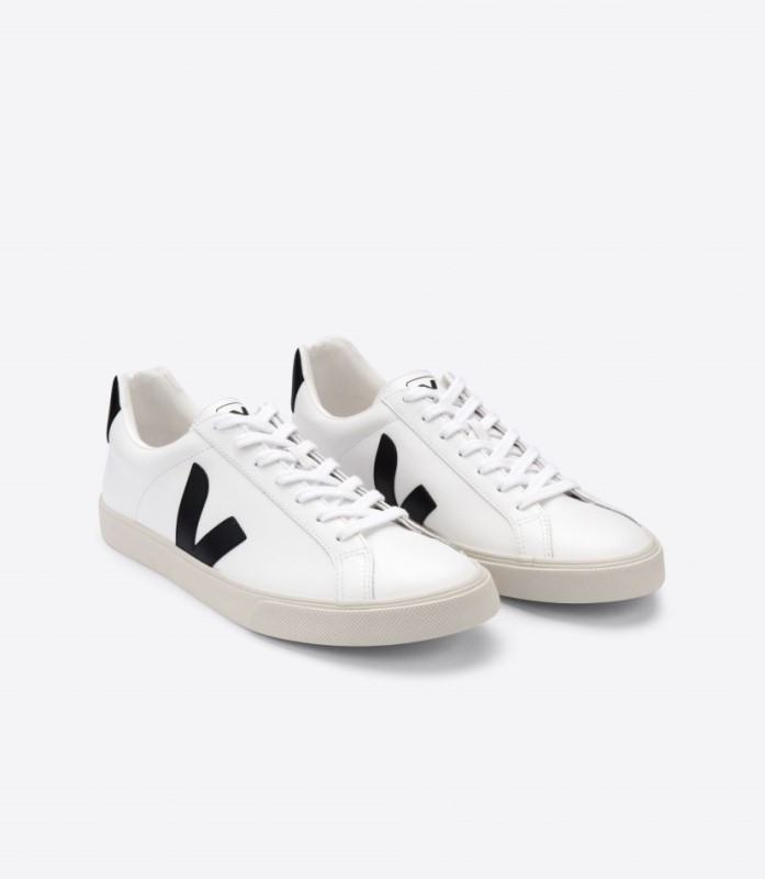 Veja Esplar Leather White Black Australia