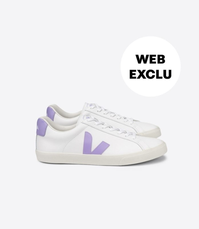 Veja Esplar Leather White Lavande Australia