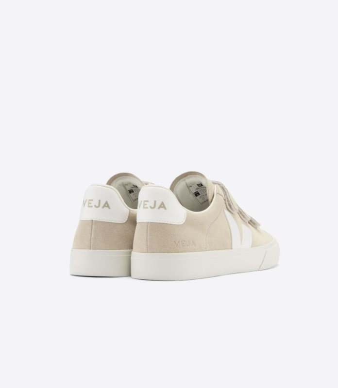 Veja Recife Chromefree Leather Almond White Australia