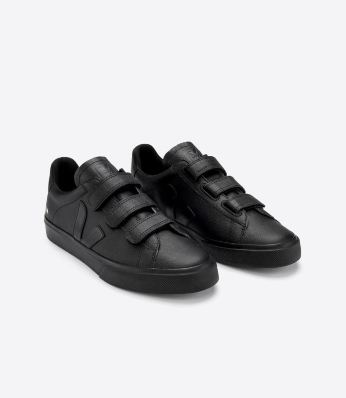 Veja Recife Chromefree Leather Full Black Australia