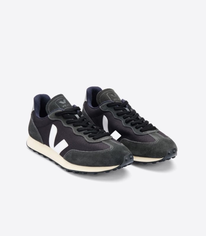 Veja Rio Branco Alveomesh Black White Oxford Grey Australia
